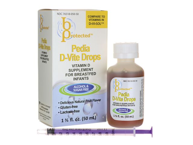 Hình ảnh chính hãng Pedia D-Vite Drops (bao bì nguyên seal)