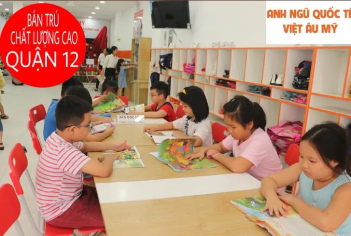 Không gian học tập hiện đại tại Trung tâm Anh Ngữ Việt Âu Mỹ VEA