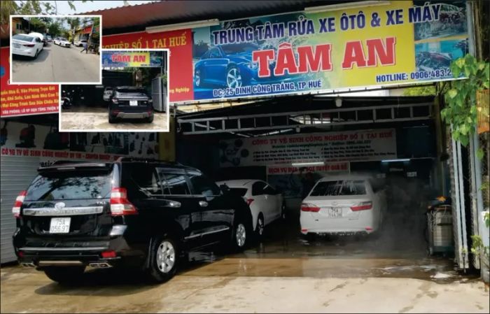 Hình ảnh quy trình vệ sinh chuyên nghiệp tại Trung tâm Tâm An