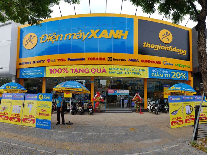 Thế Giới Di Động - Không gian trưng bày sản phẩm hiện đại, chuyên nghiệp