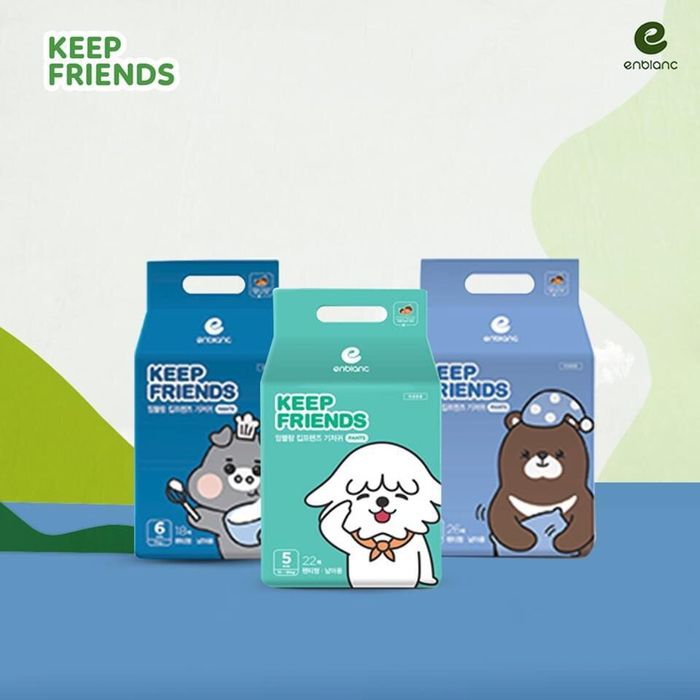 Bỉm quần Enblanc Keep Friends cho bé trai ảnh 1