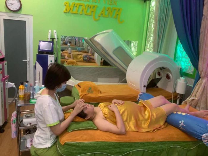 Bộ sưu tập hình ảnh thực tế về các liệu trình chăm sóc chuyên nghiệp tại Minh Anh Spa