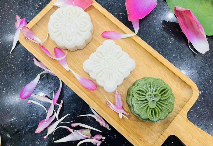 Hình ảnh thực tế bánh trung thu thượng hạng từ Xu Hào Cakes