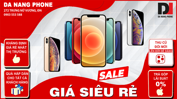 Không gian trưng bày sản phẩm tại Đà Nẵng Phone