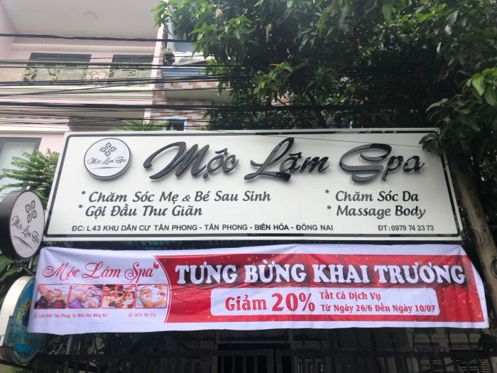 Không gian sang trọng tại Mộc Lâm Spa