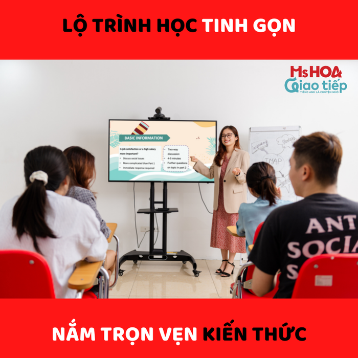 Không gian học tập đầy cảm hứng tại Anh Ngữ Ms Hoa