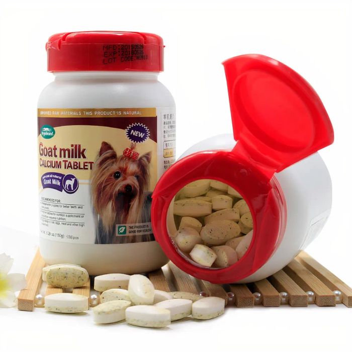 Hình ảnh sản phẩm Goat Milk Calcium Tablet - Canxi sữa dê cho chó