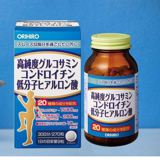 Hình ảnh Viên bổ xương khớp Glucosamine Chondroitin Hyaluronic Acid Orihiro - Ảnh 2