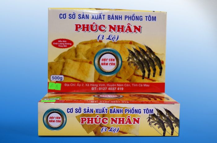 Hình ảnh bánh phồng tôm Phúc Nhân Standard chính hiệu