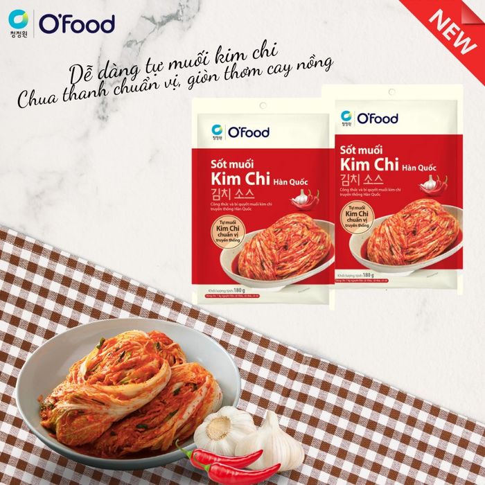 Hình ảnh Sốt Muối Kim Chi Hàn Quốc Ofood 2