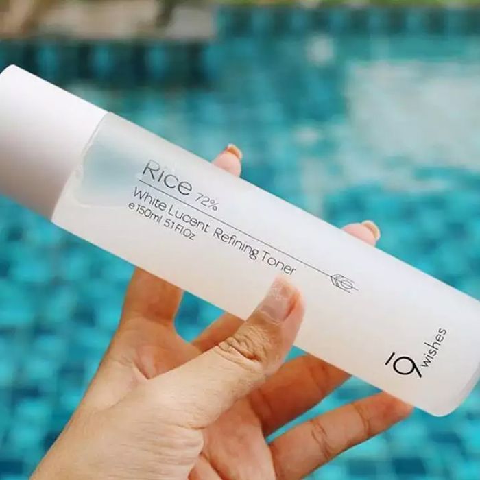Nước hoa hồng 9 Wishes Rice 72% - Bí quyết làn da trắng sáng từ tinh chất gạo