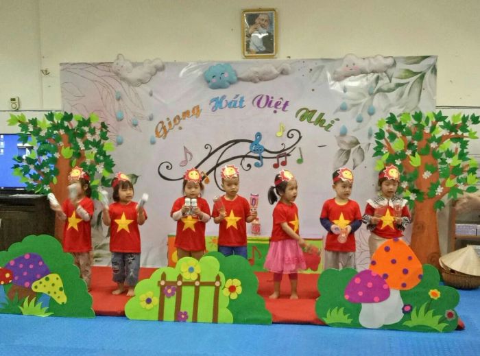 Ảnh 1: Góc nhìn chân thực về không gian học tập tràn đầy năng lượng tại Trường Mầm non Liên Trung - Nơi ươm mầm hạnh phúc