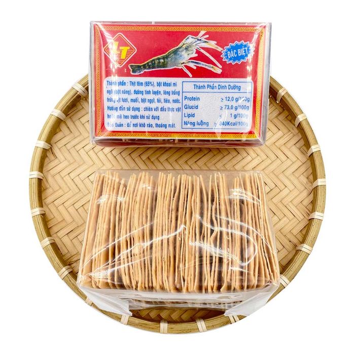 Hình ảnh bánh phồng tôm Liễu Trân Thượng Hạng - góc chụp đầy nghệ thuật