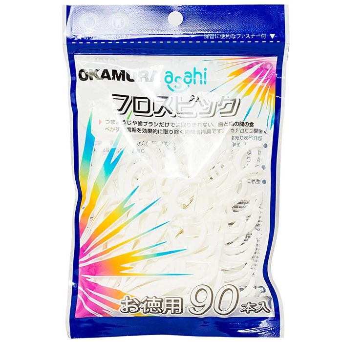 Hình ảnh thực tế Tăm Chỉ Kẽ Răng Okamura