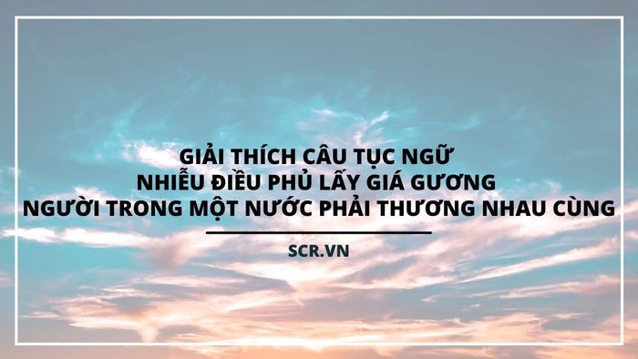 Hình ảnh minh họa chân thực về tình người trong cơn hoạn nạn (Nguồn: internet)