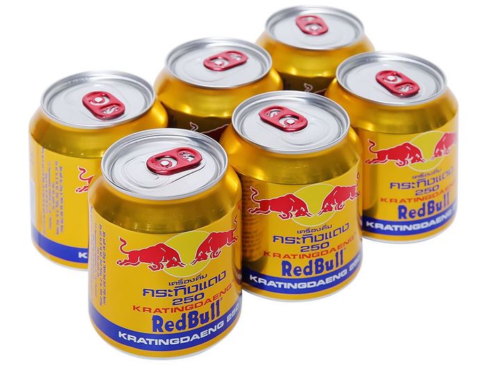 Hình ảnh lon Red Bull chính hãng