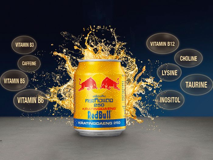 Redbull phiên bản đặc biệt - nước tăng lực sảng khoái với hình ảnh ấn tượng.