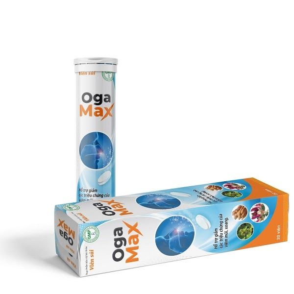 Hình ảnh Oga Max - Viên sủi hỗ trợ viêm mũi xoang