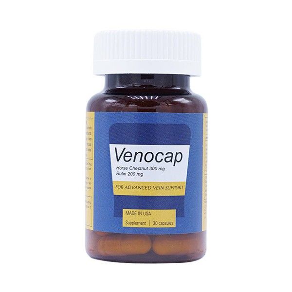 Hình ảnh bao bì và thành phần Venocap Global Pharm