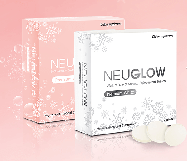 Hình ảnh thực tế viên sủi Neuglow C Premium White