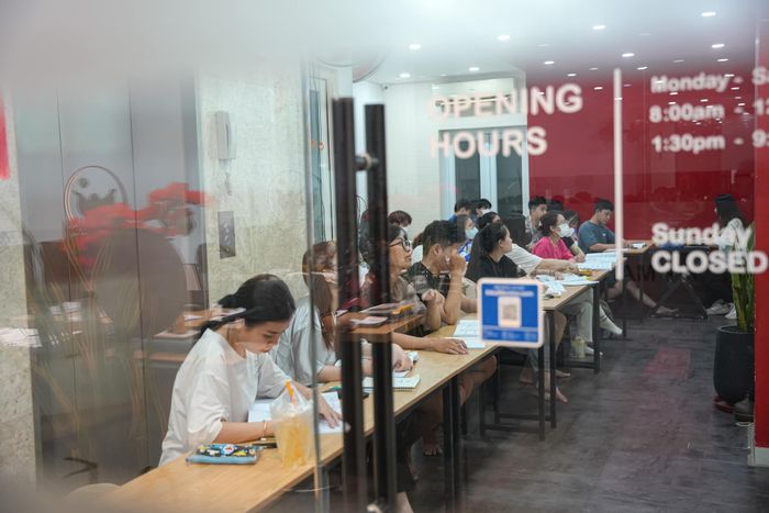 Hình ảnh lớp học tại Trung tâm