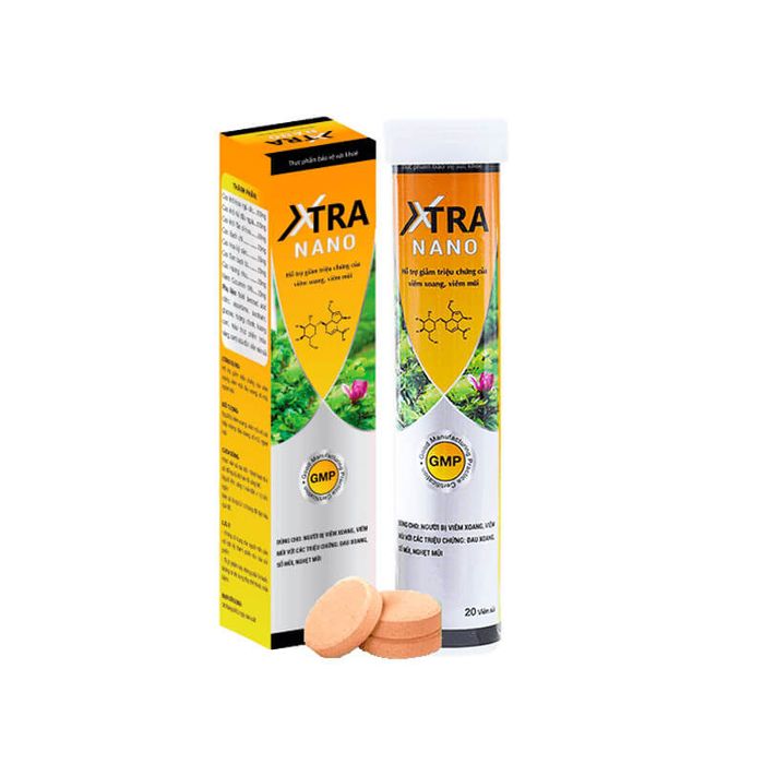 Hình ảnh Xtra Nano - Viên Sủi Hỗ Trợ Viêm Xoang (Ảnh 2)