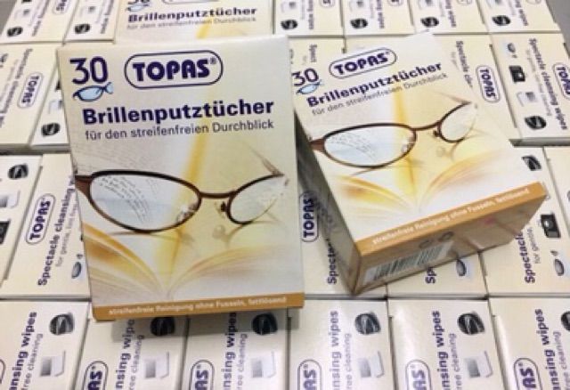 Ảnh giấy lau mắt kính đa năng Topas - Phiên bản 2