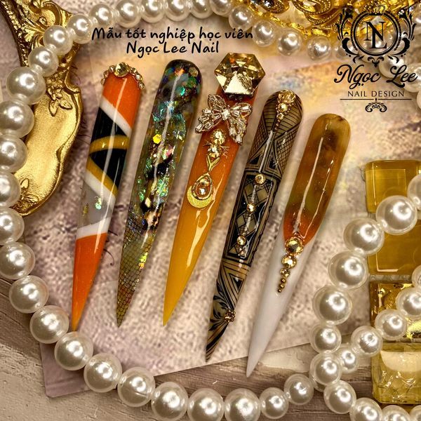 Hình ảnh lớp học thực hành tại Ngọc Lee Nails