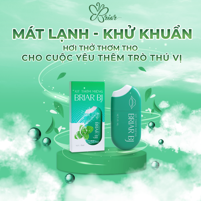 Hình ảnh chai xịt thơm miệng Briar BJ - Dung tích 15ml tiện lợi