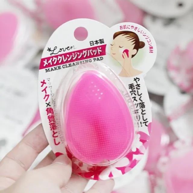 Hình ảnh chi tiết Miếng Rửa Mặt Silicon Loven Make Cleansing Pad Nhật Bản - góc nhìn chính diện