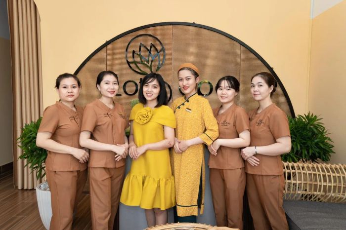 Hình ảnh không gian sang trọng tại Lotus Spa
