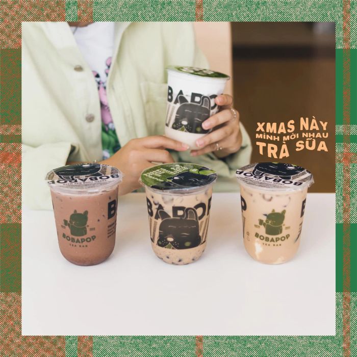 Bobapop - Góc sống ảo cùng những ly trà sữa nghệ thuật