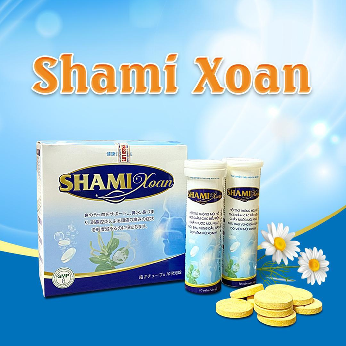 Hình ảnh Shami Xoan - Viên Sủi Hỗ Trợ Viêm Xoang (Ảnh 2)