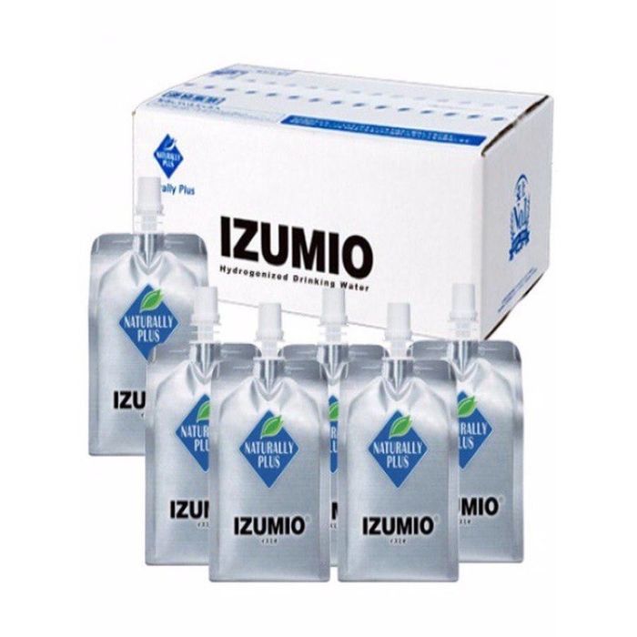 Hình ảnh chính hãng nước hydrogen IZUMIO từ Nhật Bản
