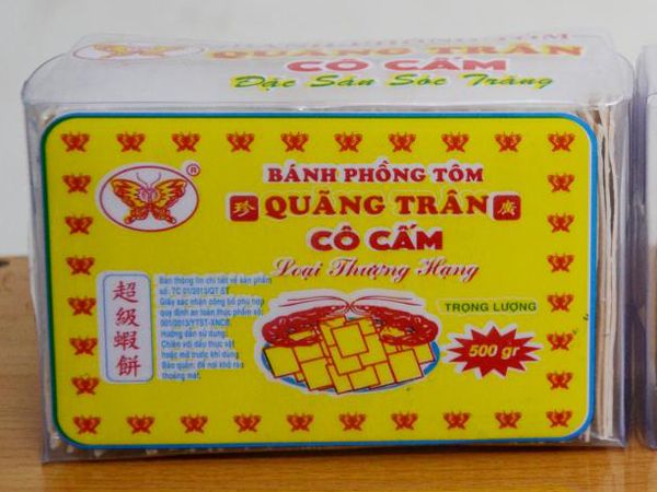 Hình ảnh bánh phồng tôm Quảng Trân Cô Cấm chính hiệu