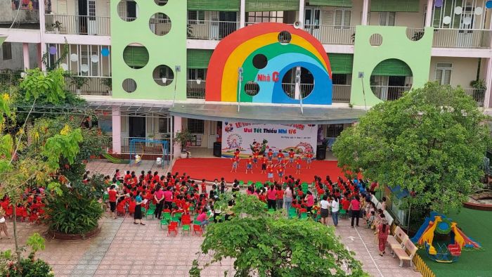 Ảnh 2: Trường Mầm non Đan Phượng - Không gian học tập hiện đại cùng các khu vui chơi sáng tạo, an toàn cho bé phát triển toàn diện