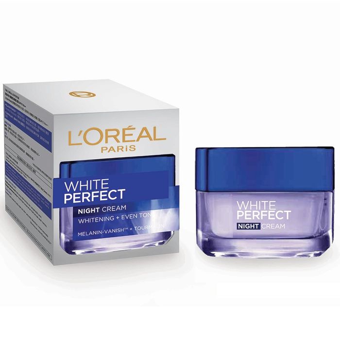 Hình ảnh chính hãng kem dưỡng trắng đêm L'Oreal White Perfect