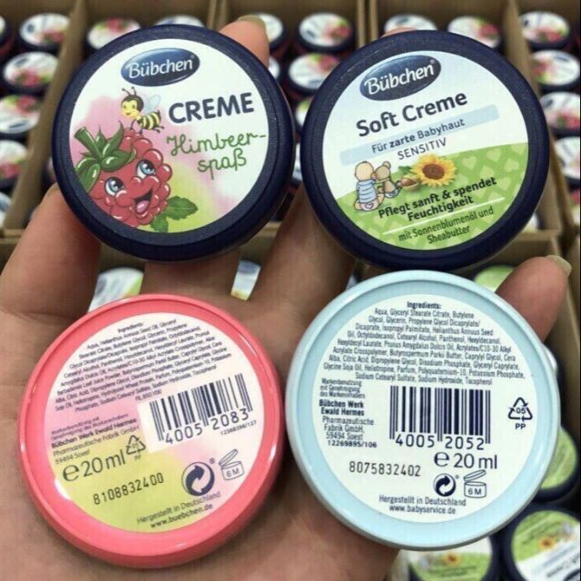 Hình ảnh chân thực về Kem dưỡng da dưỡng ẩm Bubchen - sản phẩm chăm sóc da lành tính cho bé