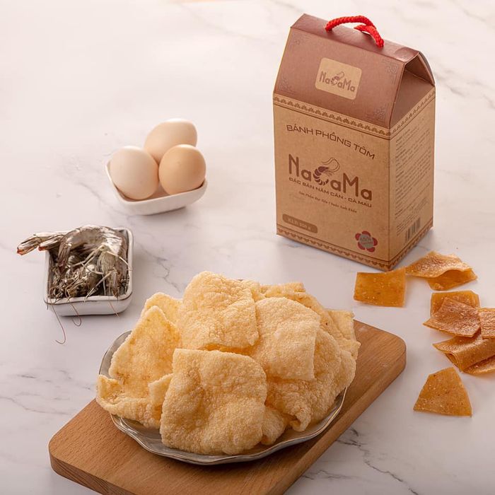 Hình ảnh bánh phồng tôm Nacama Cà Mau - Tinh hoa đất phương Nam