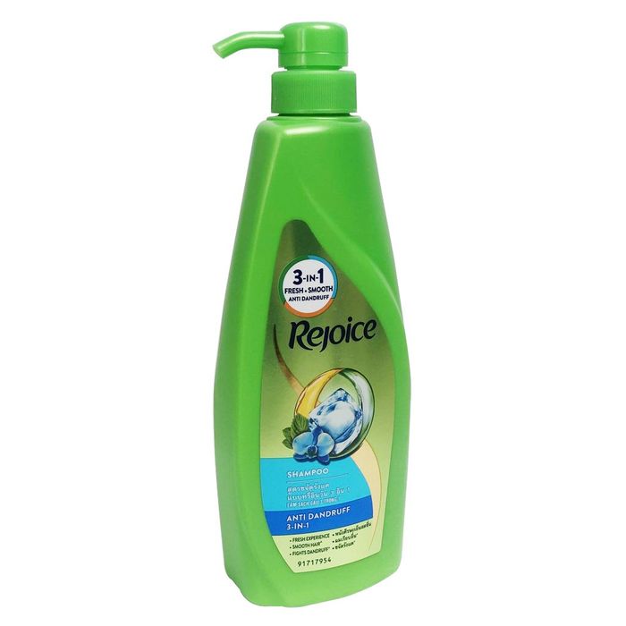 Hình ảnh sản phẩm Dầu Gội Rejoice 3 Trong 1 Tinh Dầu Bạc Hà - thiết kế chai sang trọng
