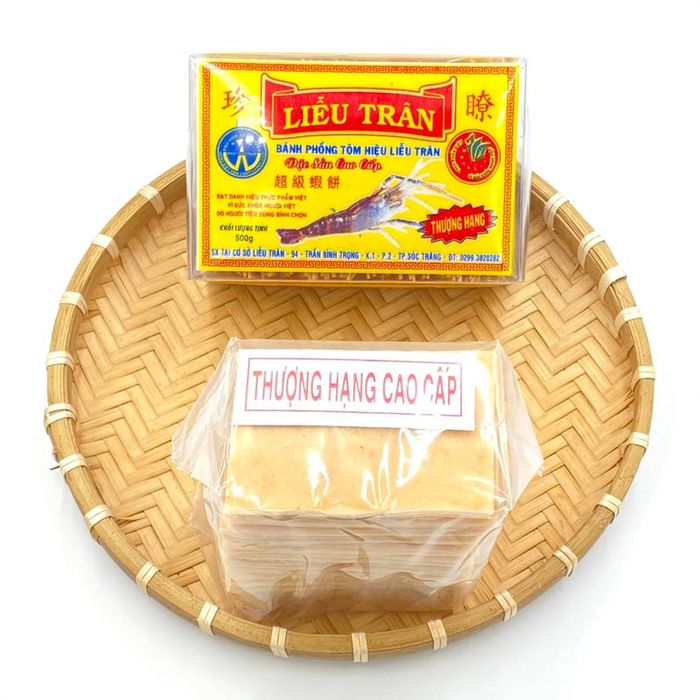 Hình ảnh bánh phồng tôm Liễu Trân Thượng Hạng chính hiệu