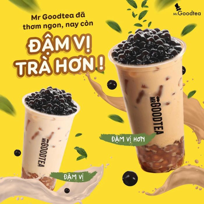 Mr Good Tea - Không gian sang chảnh, trà sữa đẳng cấp