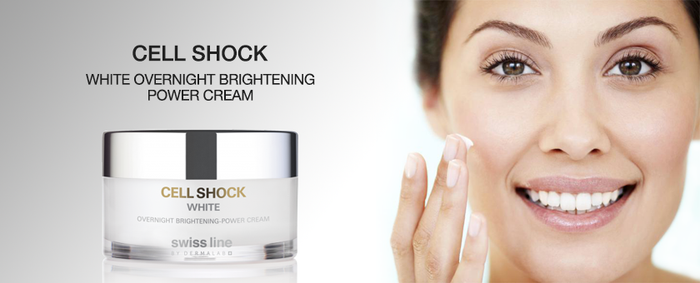 Swissline Cell Shock White Overnight Brightening-Power Cream - Bước đột phá dưỡng trắng ban đêm, đánh thức làn da rạng rỡ khi bình minh lên (Ảnh minh họa 1)