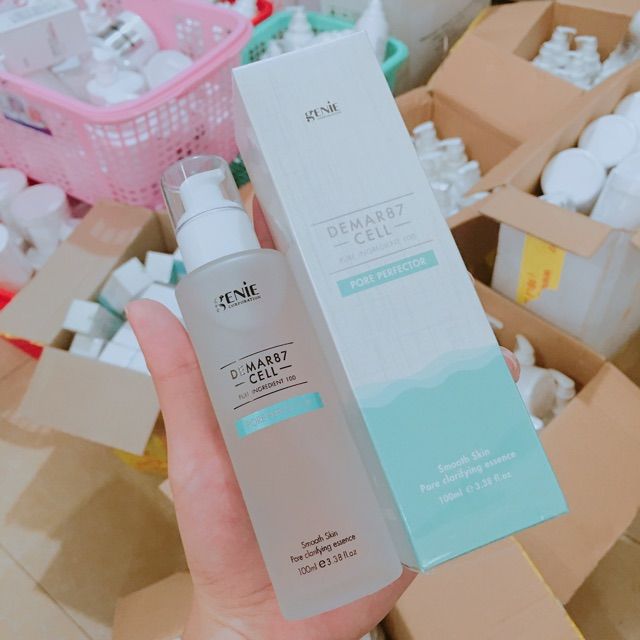 Hình ảnh chân thực Nước Thần Se Khít Lỗ Chân Lông Genie Demar87 Cell Pore Perfector - phiên bản cao cấp