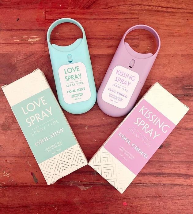 Hình ảnh thực tế Qlady Love Spray - Phiên bản Chocolate và Bạc Hà