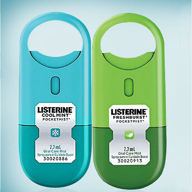 Hình ảnh bộ đôi Listerine Pocketmist FreshBurst & CoolMint