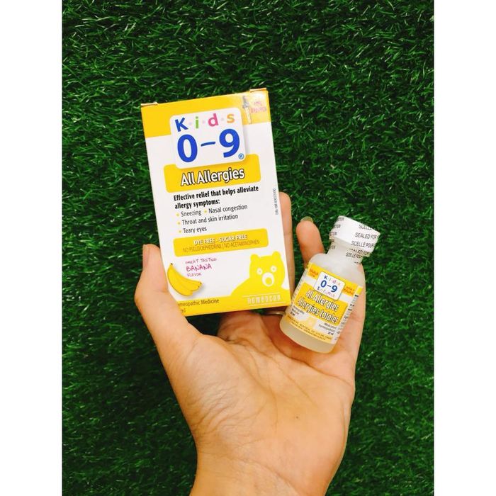 Siro Kids Allergy - Thiết kế chai nhỏ giọt tiện lợi