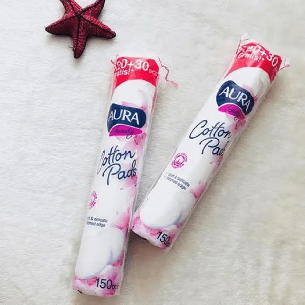 Hình ảnh Bông Tẩy Trang Aura Beauty - Công nghệ dệt hai lớp đột phá