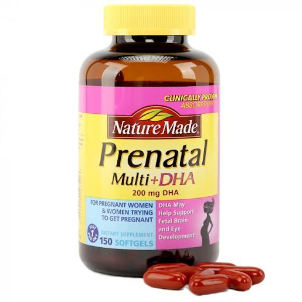 Vitamin tổng hợp cho bà bầu Prenatal Multi DHA - Hình ảnh 2