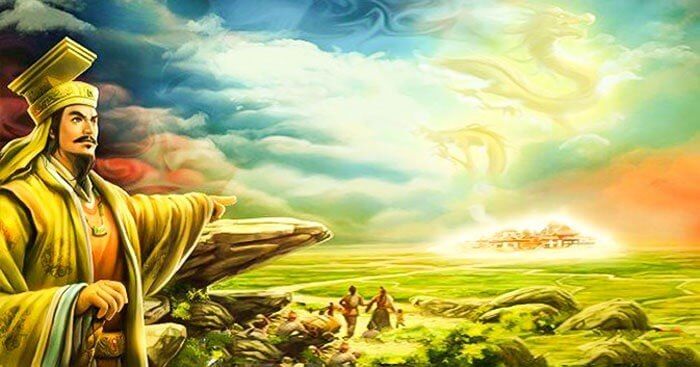 Bản đồ tái hiện hành trình thiên đô lịch sử từ Hoa Lư đến Thăng Long (Nguồn: Trung tâm Lưu trữ Quốc gia)